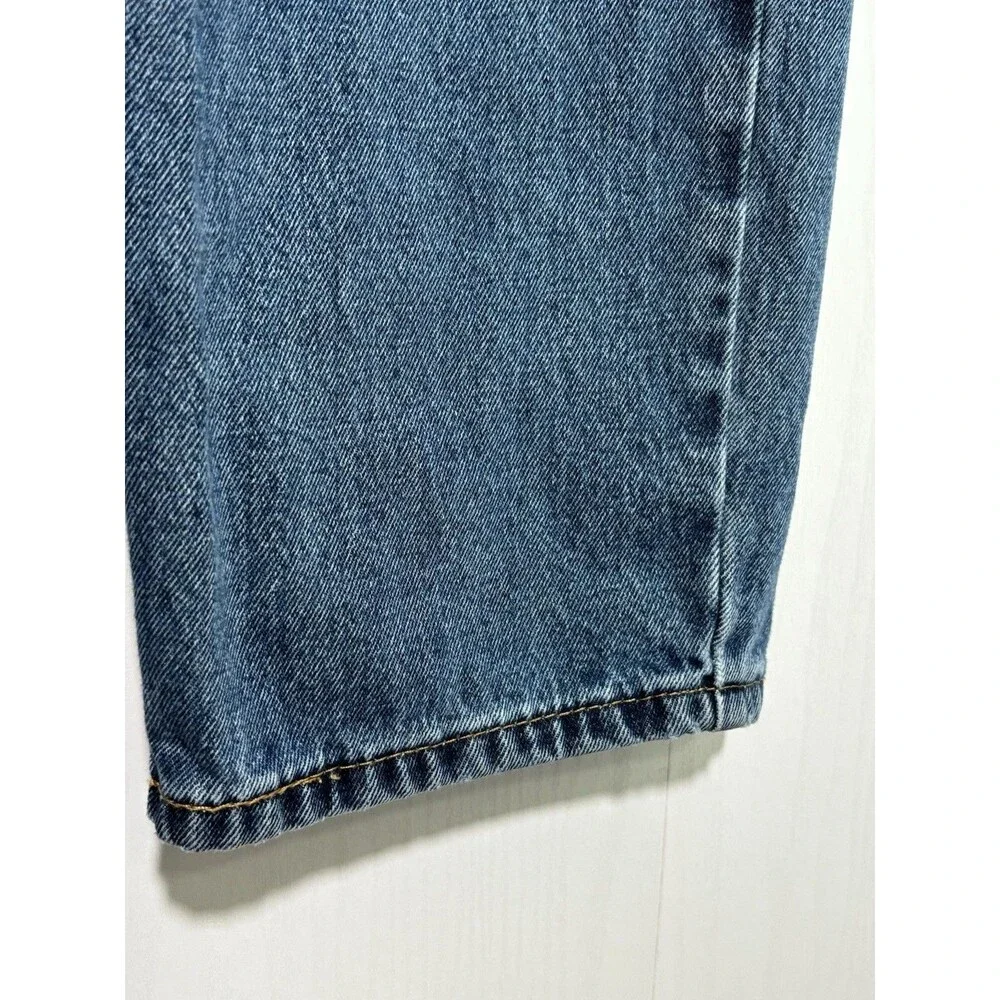 Levis 550 Jeans Mens 36 30 Blue Medium Stone Wash Relaxed Fit Jeans Cotton